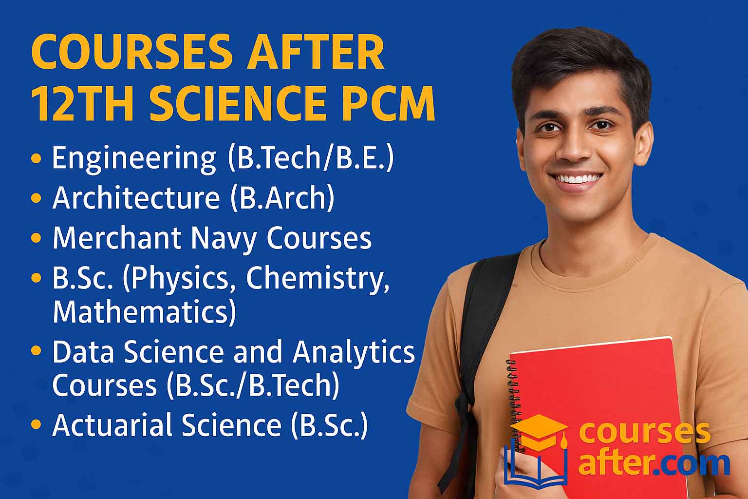 List of Courses After 12th Science PCM