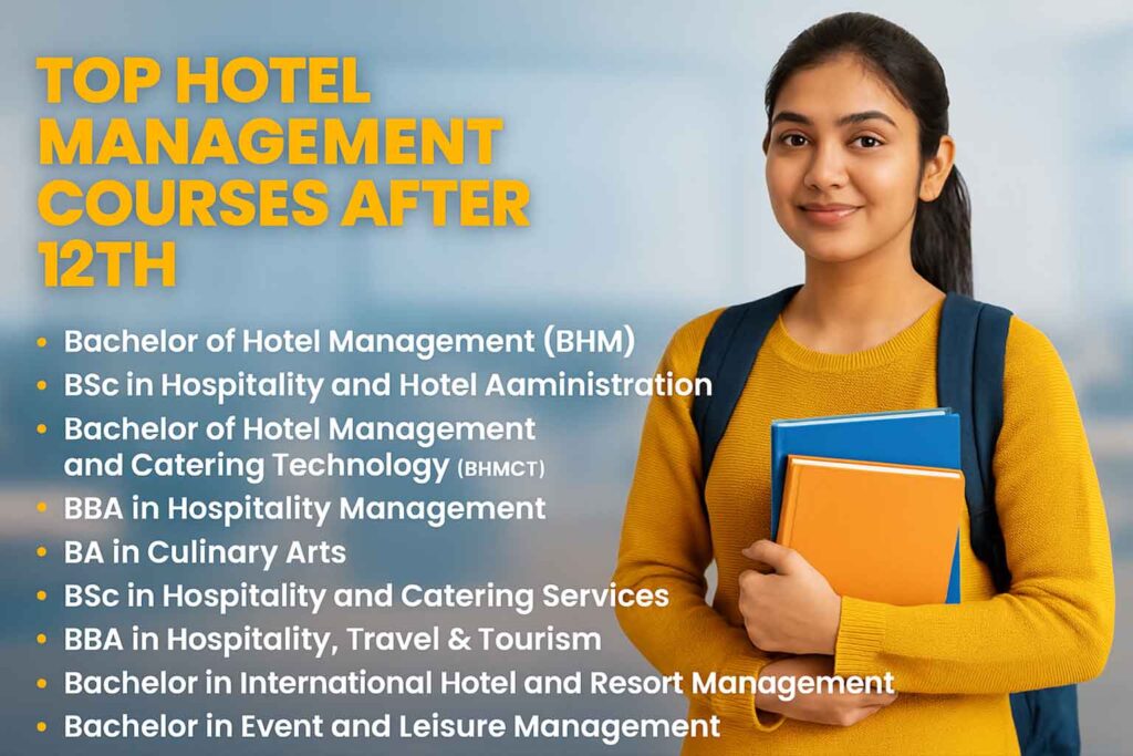 Top Professional Hotel Management Courses After 12th