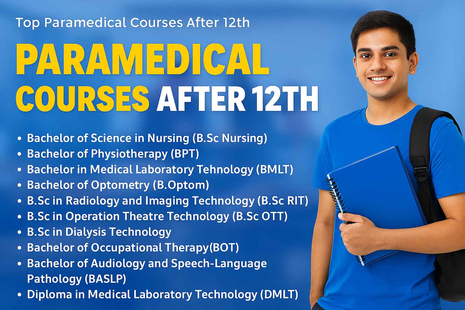 List of best paramedical courses after 12th