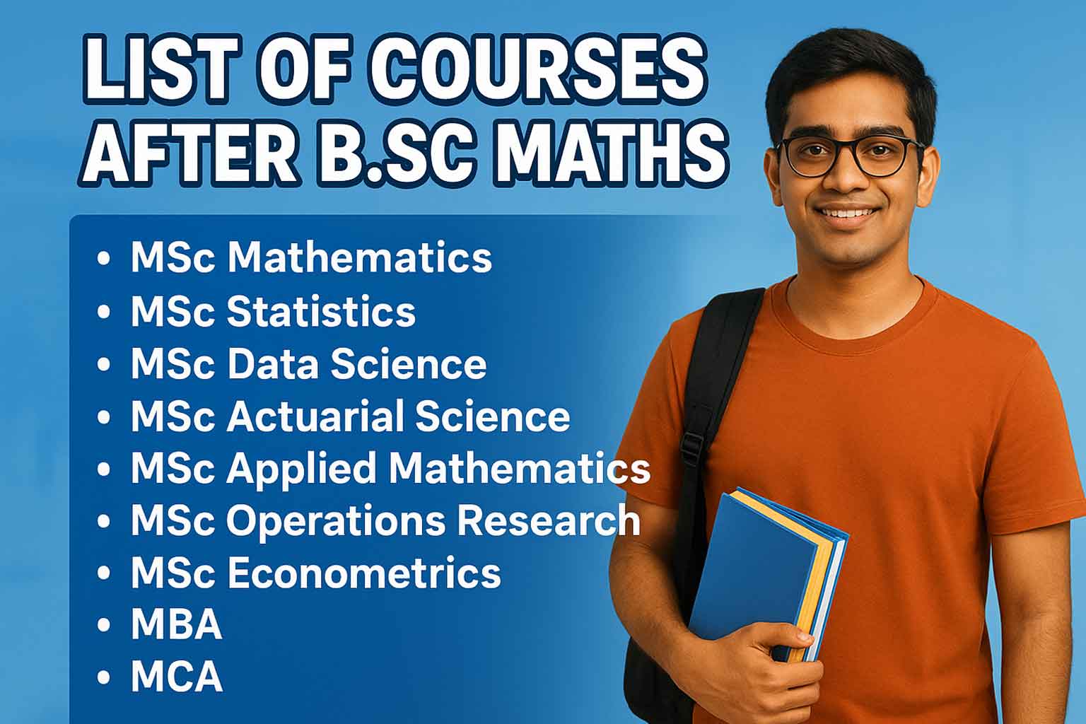 List of Best Courses After BSc Maths