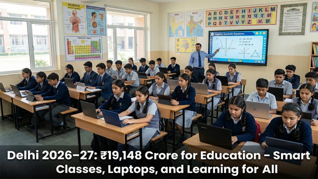 Delhi’s-2026‑27-Budget-Allocates-₹19,148-Crore-to-Education