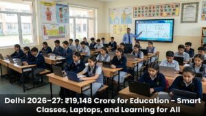 Delhi’s-2026‑27-Budget-Allocates-₹19,148-Crore-to-Education