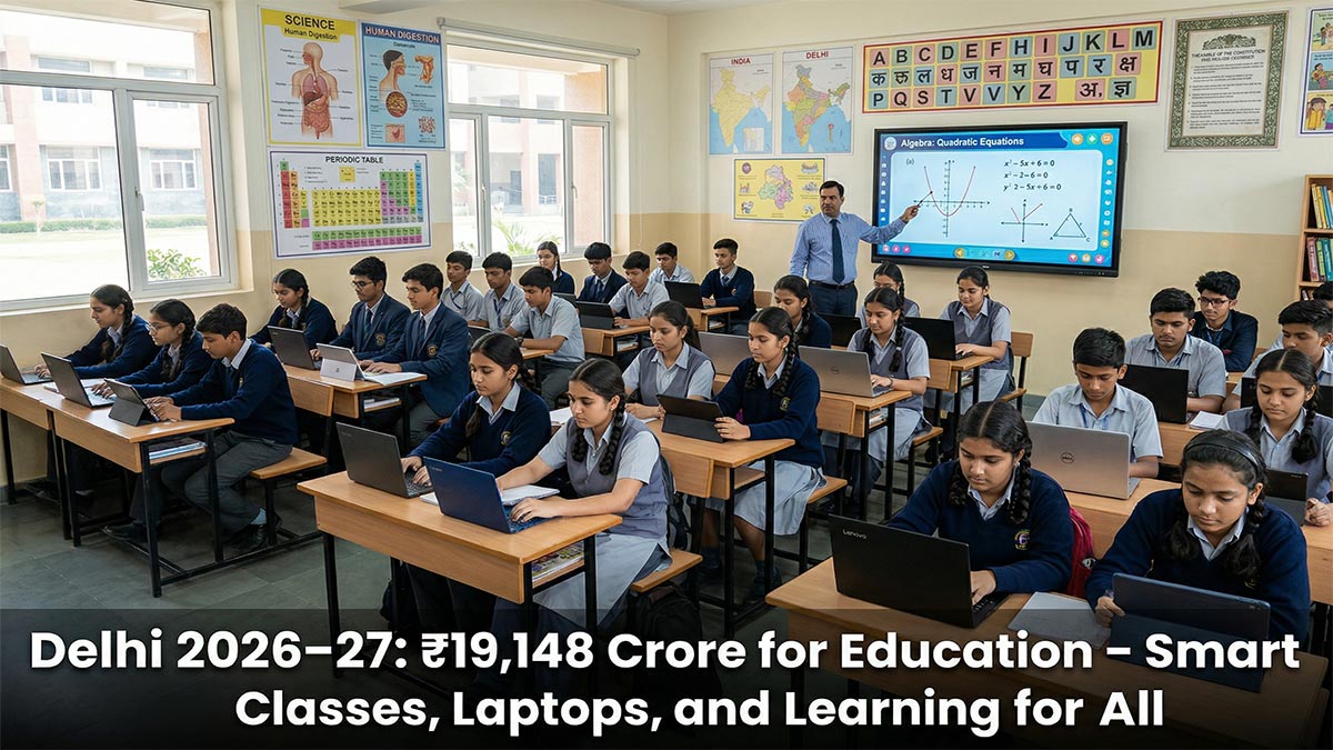Delhi’s-2026‑27-Budget-Allocates-₹19,148-Crore-to-Education