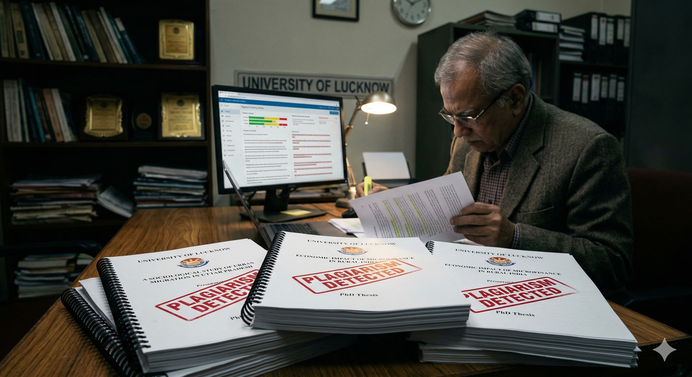 Massive-Plagiarism-Detected-in-Majority-of-2026-PhD-Submissions-at-Lucknow-University