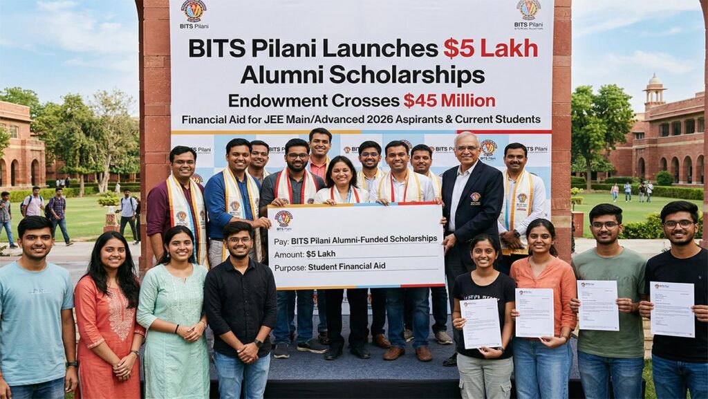 BITS Pilani Launches $5 Lakh Alumni-Funded Scholarships