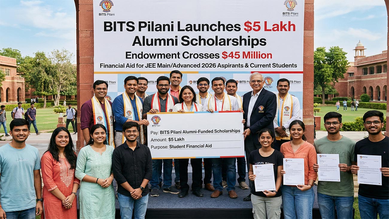 BITS Pilani Launches $5 Lakh Alumni-Funded Scholarships
