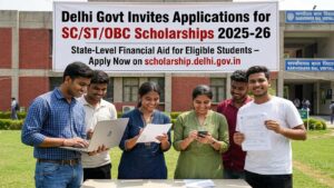 Delhi Govt Invites Applications for SC/ST/OBC Scholarships 2025-26