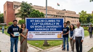 IIT Delhi Climbs to 123rd Globally in QS World University Rankings 2026