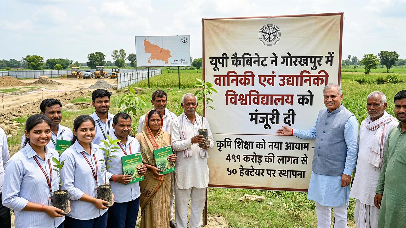 यूपी कैबिनेट ने गोरखपुर में वानिकी एवं उद्यानिकी विश्वविद्यालय को मंजूरी दी, कृषि शिक्षा को मिलेगा बढ़ावा