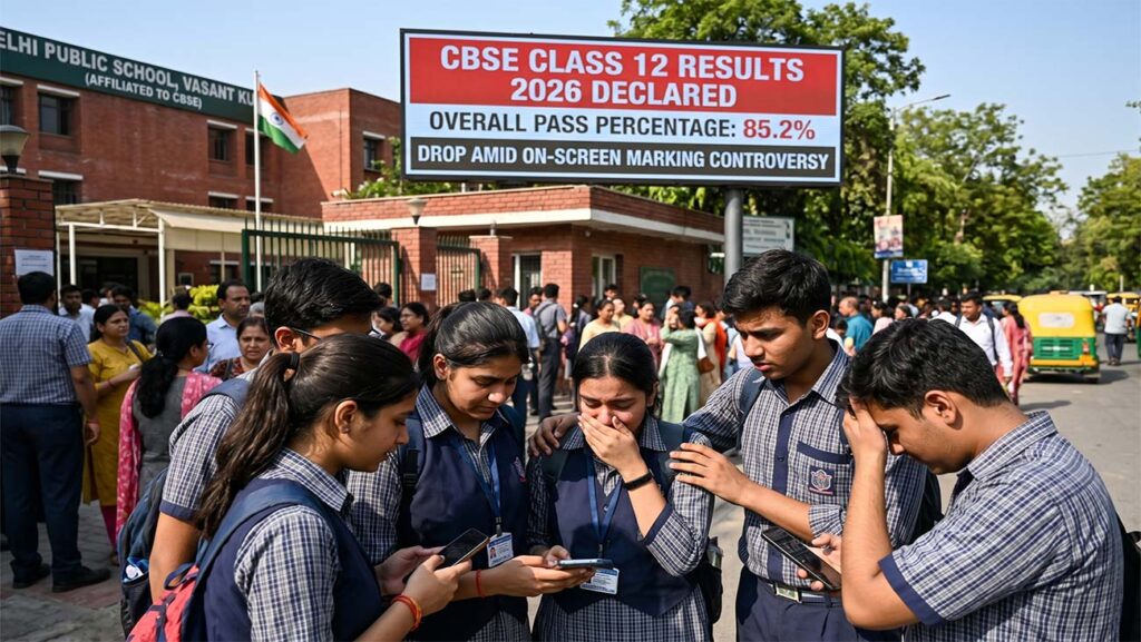 CBSE Class 12 Results 2026: Pass Percentage Drops to 85.2% Amid On-Screen Marking Controversy