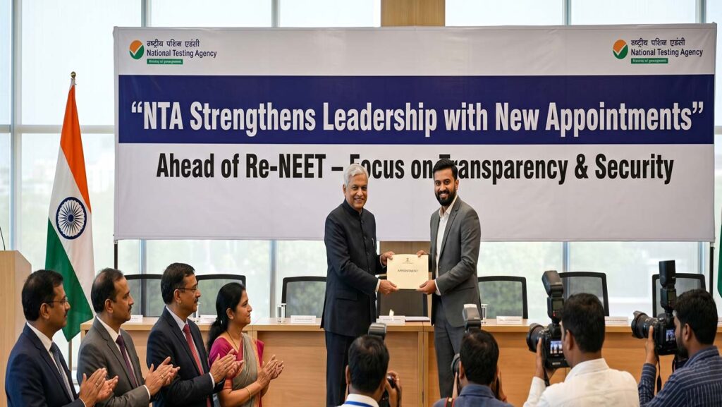 NTA Strengthens Leadership with New Appointments Ahead of Re-NEET